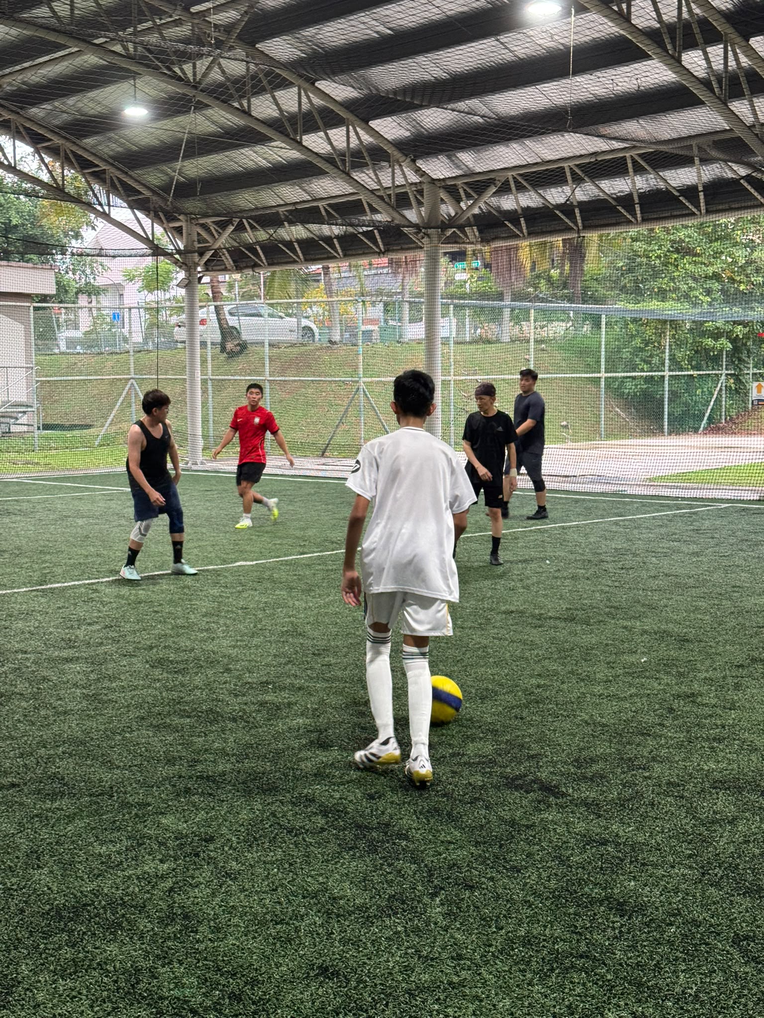 Mac Football match action from Kick Off at Kovan