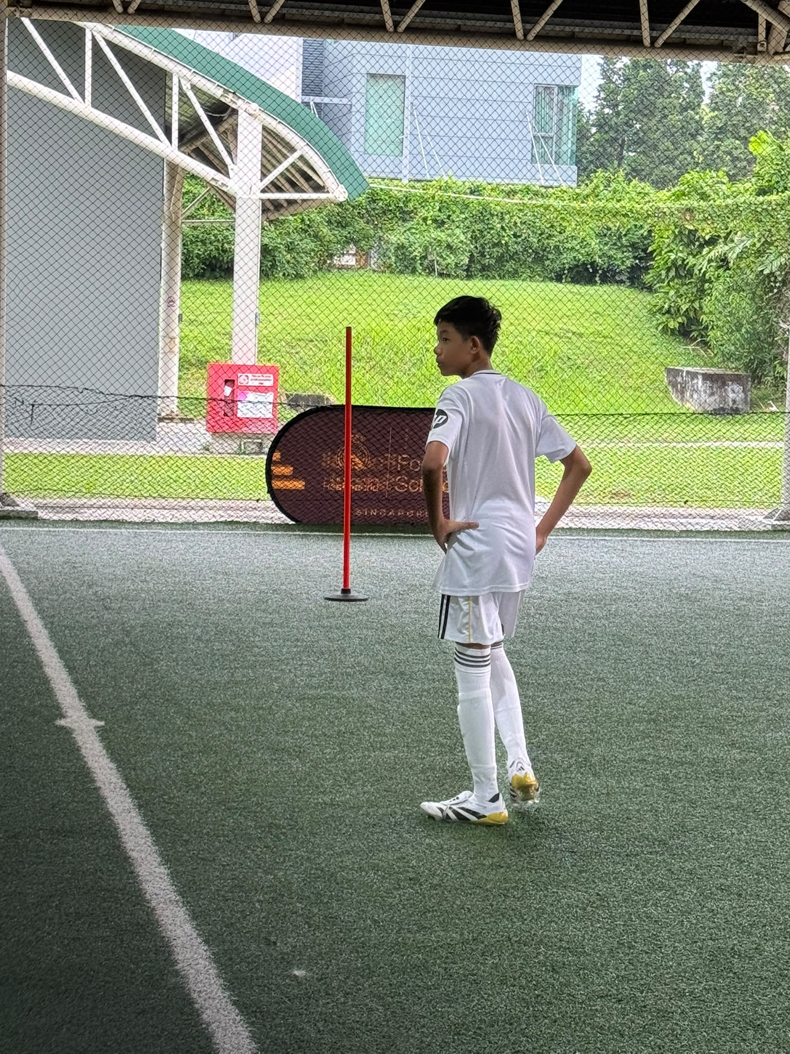 Mac in training preparing to apply skills in matches