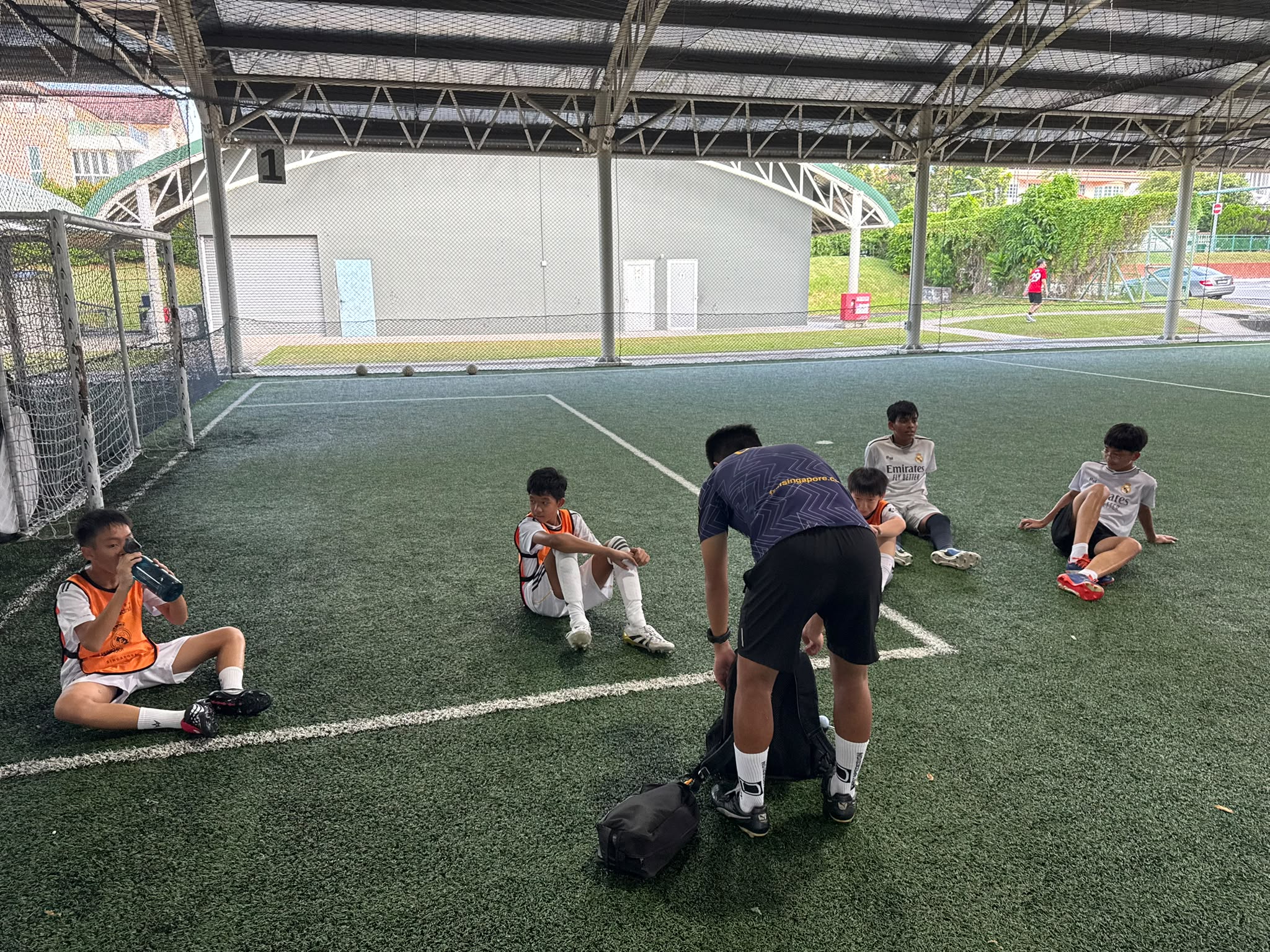 Mac Football genuine training photo from August 2026