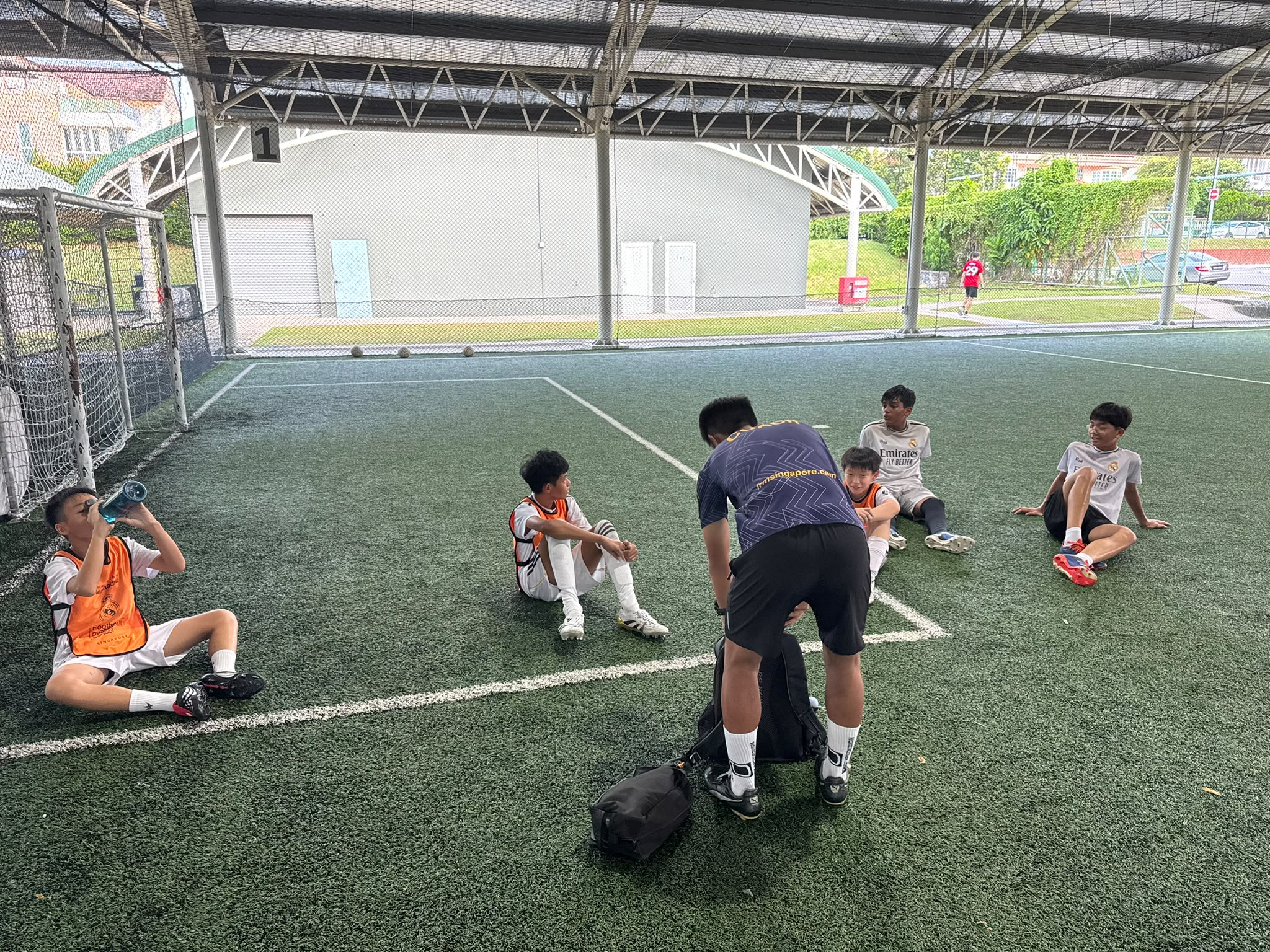 Recent Mac Football training session