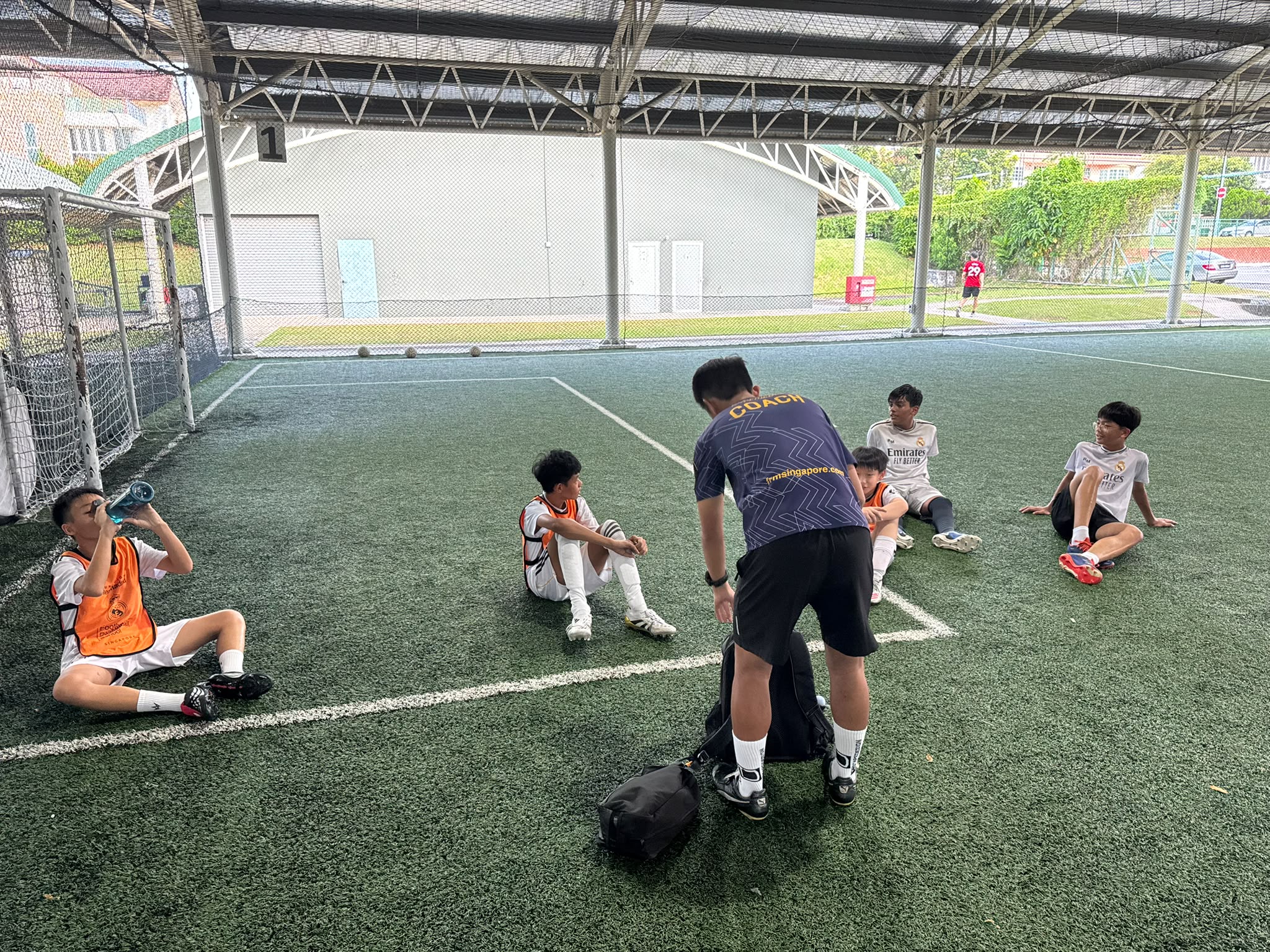Mac training at Real Madrid session on 9 August 2026